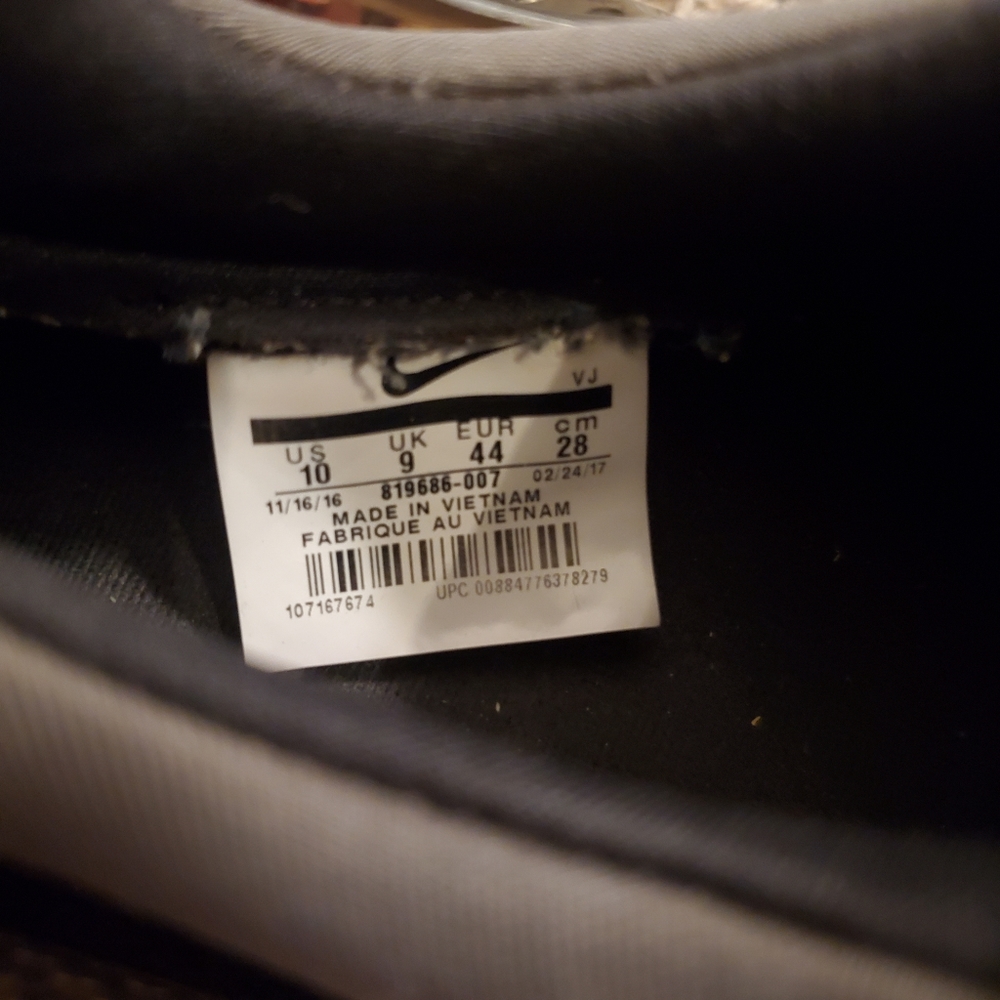 Nike Sock Dart Nylon Sneakers Size 10 - Picture 7 of 7